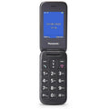 Teléfono móvil Panasonic KX-TU400 con tapa, teclas grandes y uso sencillo, ideal para personas mayores